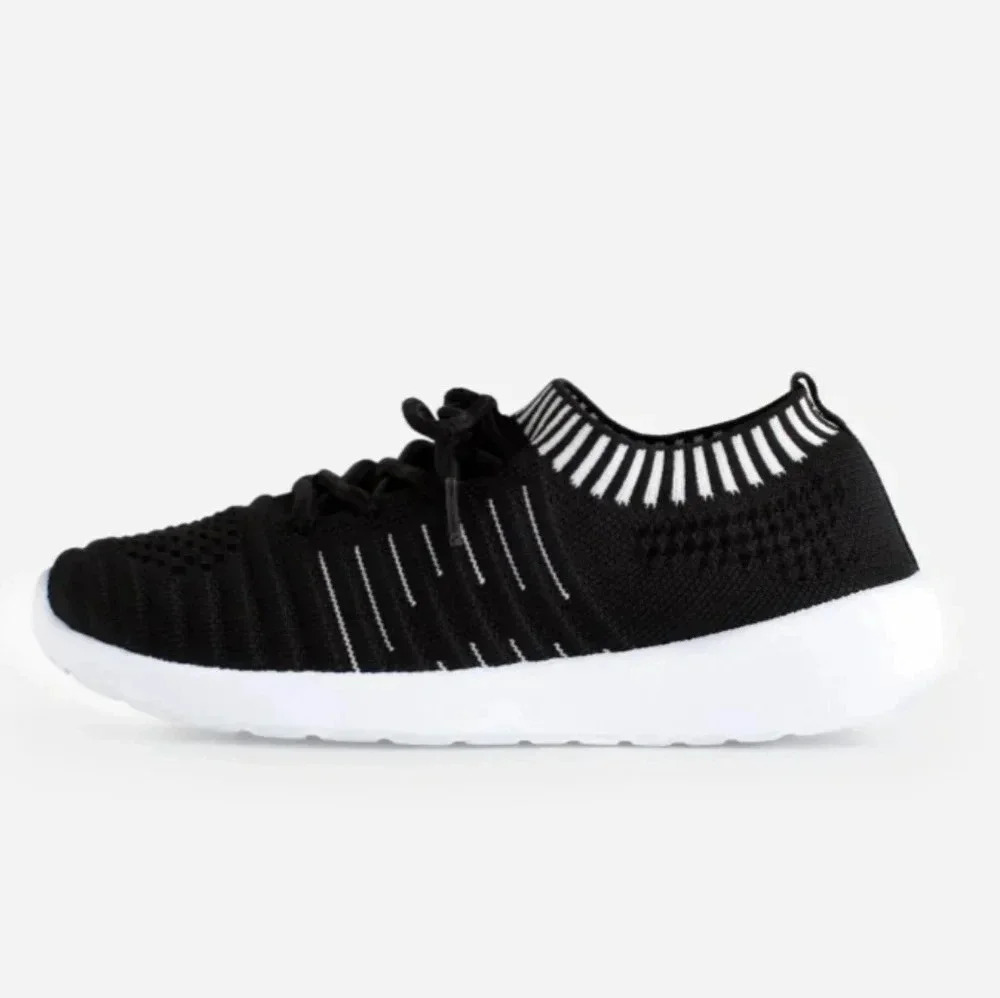 NIB Danskin Energy G Soft Knit Lace Up Sneakers - Picture 2 of 6